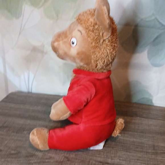 Red Plush Llama Toy - Picture 5 of 6